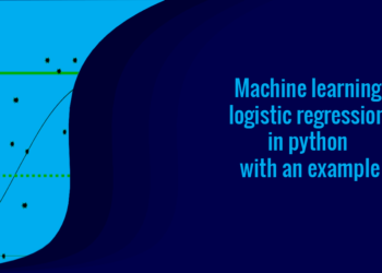 Machine learning logistic regression in python with an example