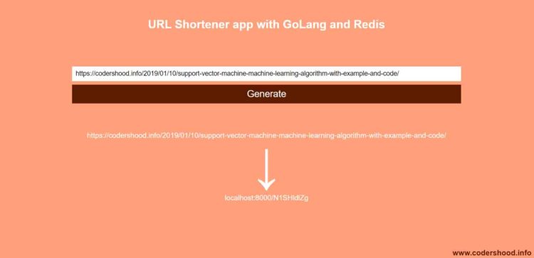 Building a URL Shortener with GoLang and Redis - Codershood