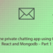 Real time private chatting app using React, Golang and mongodb banner